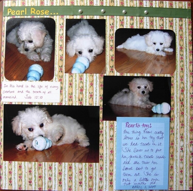 Pearl&#039;s scrapbook page 6
