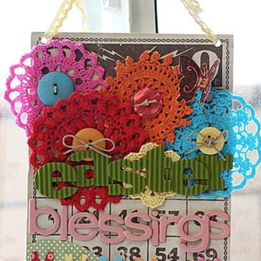 Easter Blessings-wall decor*WIP April Kit*