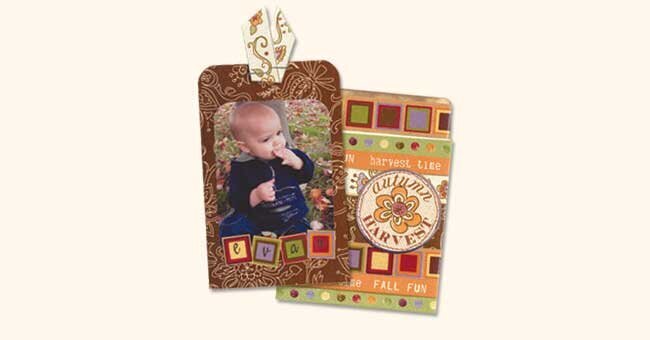 Autumn Harvest Brown Tag