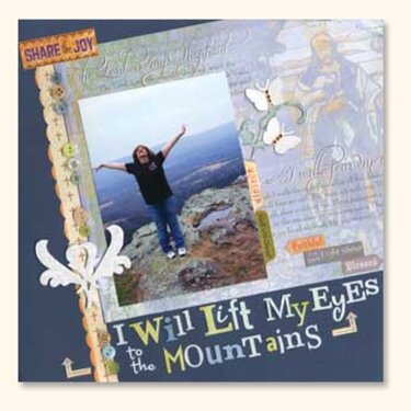I Will Lift My Eyes to the Mountains by Melanie Douthit