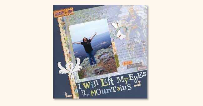 I Will Lift My Eyes to the Mountains by Melanie Douthit