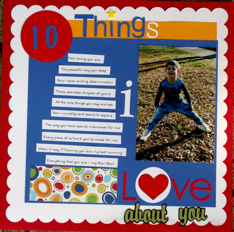 10 things I love