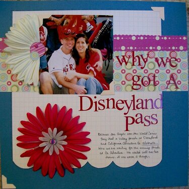 why we got a Disneyland pass