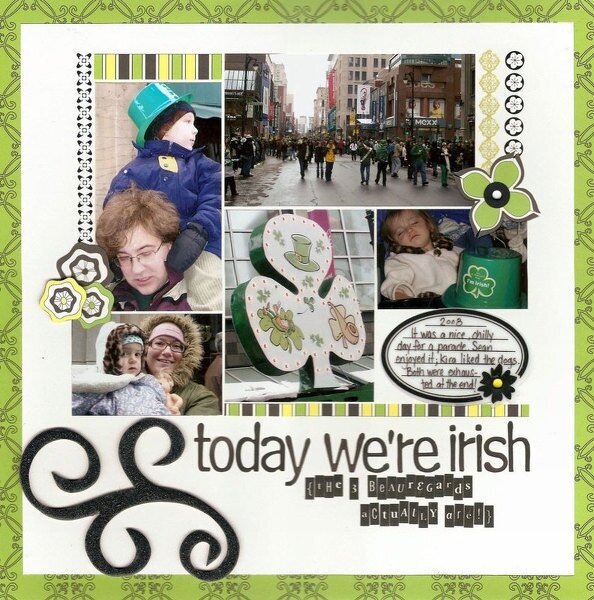 Today, We&#039;re Irish *as seen in Simple Scrapbooks*