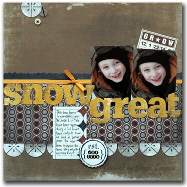 Snow Great **NEW Scrap Within Reach**