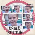 Esme Button - Little Yellow Bicycle Love Letters