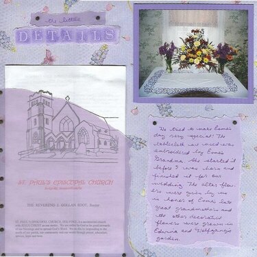 The Little Details - from Esme&#039;s Baptism album