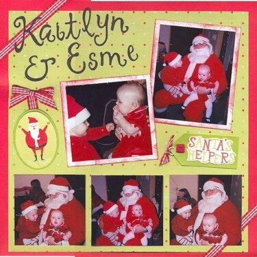 Santa&#039;s Helpers - Kaitlyn &amp; Esme