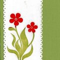 Floral Cards ** Maya Road CHA-W 2007 Acrylic Stamps **