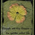 ATC - Friends are Flowers #1