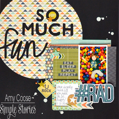 Used the new So Rad line by Simple Stories.  TFL!