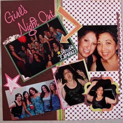 Girls Night Out (left page)