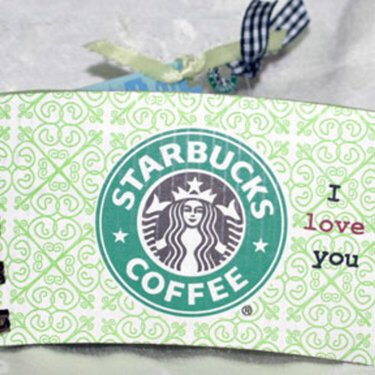 Starbucks Gift Card Holder/Birthday Card
