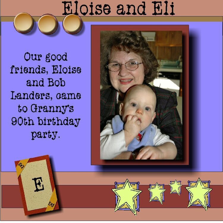 Eli and Eloise