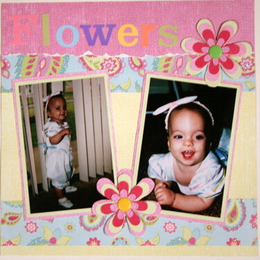 Spring Flowers - 2nd pg of 2 Layouts