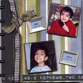 6x6 mini album of my 2 nephews