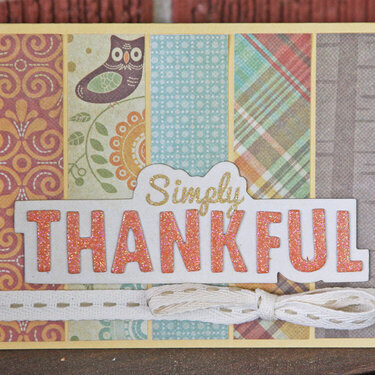 Simply Thankful Card