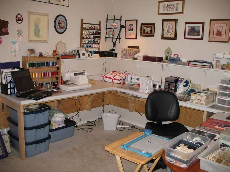 My Studio, Quilting, Embroidery Side