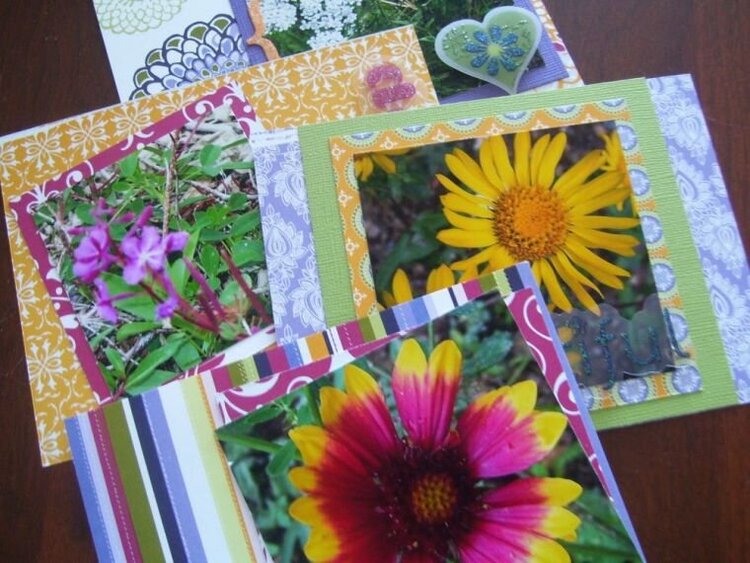 More Than Scrapbooking Zinnia Kit Album Pages
