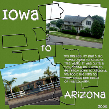 Iowa to Arizona
