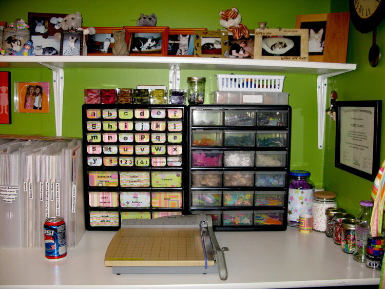 Chipboard &amp; flower storage