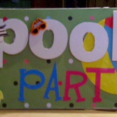 Pool Party mini album- cover