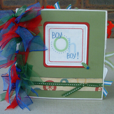 Baby Boy Paper Bag Album