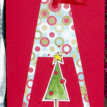 Christmas tag-card