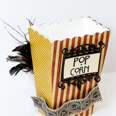 Circus Popcorn Box