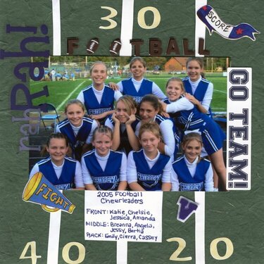 2005 CMS Football Cheerleaders