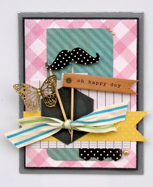oh happy day **The Sampler February 2012 kit** CARD CHALLENGE!