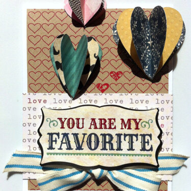 you are my favorite **The Sampler February 2012 kit**
