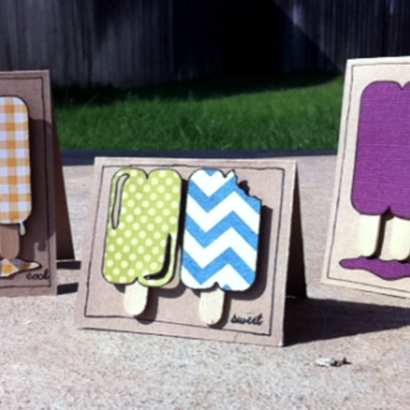 popsicle mini cards !