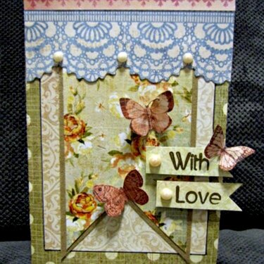 With Love **Paper Lovelies Feb 2012 kit**