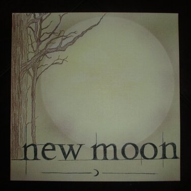 New Moon sketch