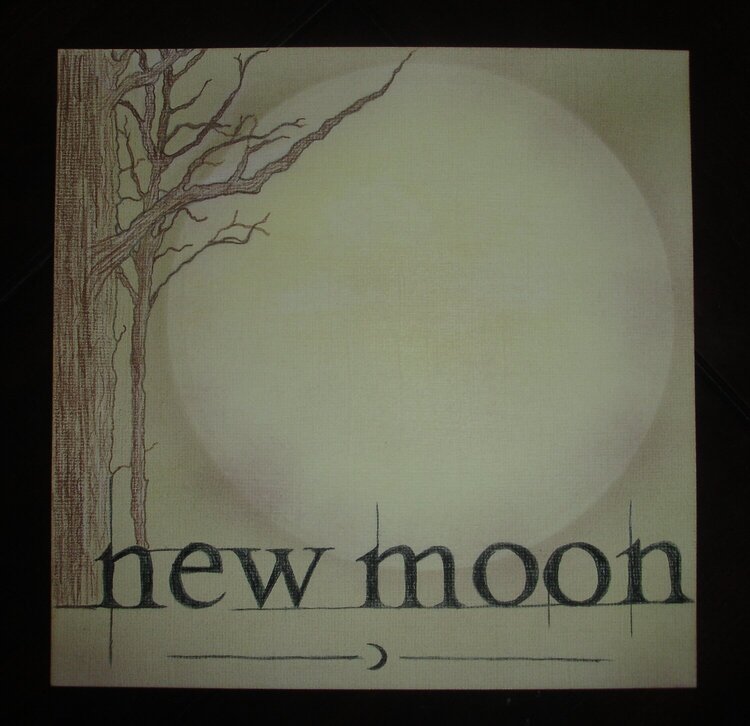 New Moon sketch