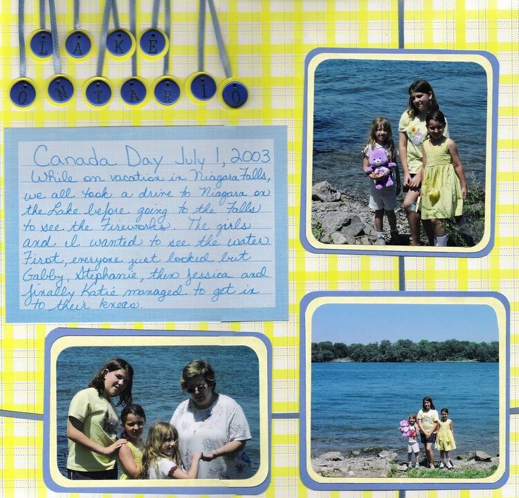 Lake Ontario Left page