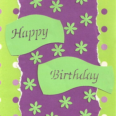 birthday card