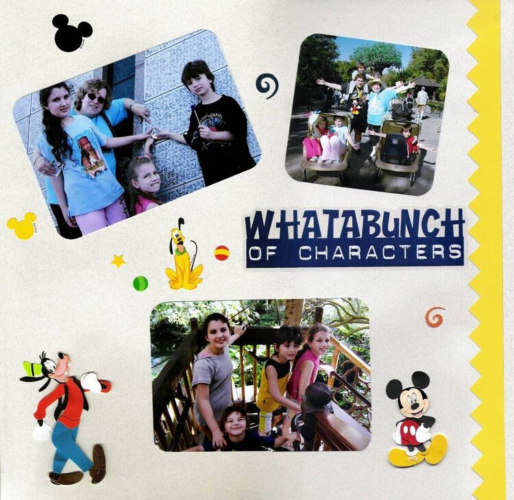 The grandkids at Walt Disney World