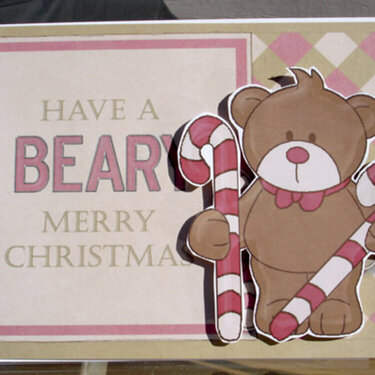 Beary Christmas card