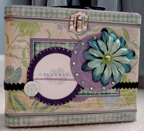 Altered Basic Grey Lunch Pail