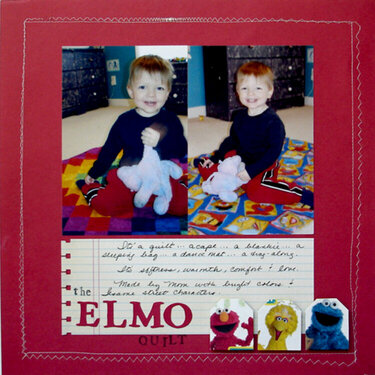 the Elmo quilt