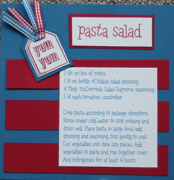 Yum Yum Pasta Salad