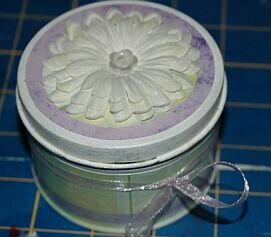 altered candle tin