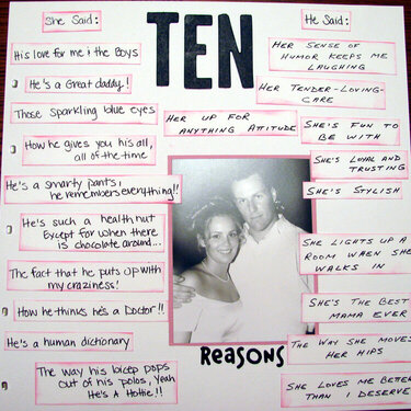 TEN Reasons
