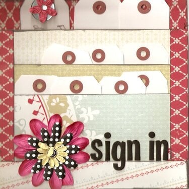 Sign In Paper for Circle Journal
