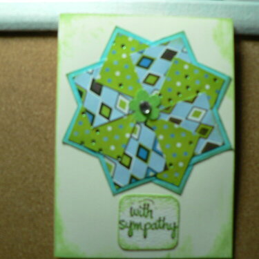 Card of the week:Pinwheel card