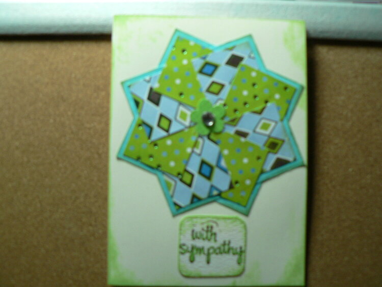 Card of the week:Pinwheel card