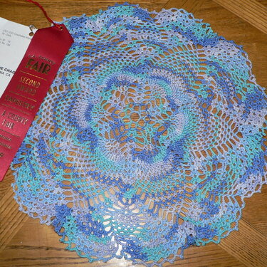 Thread crochet doily