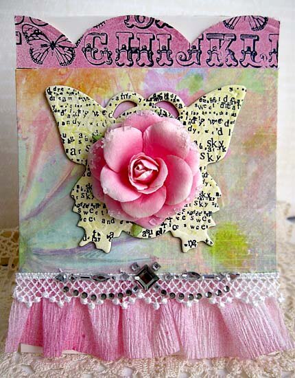~ butterfly card ~ **New Prima**